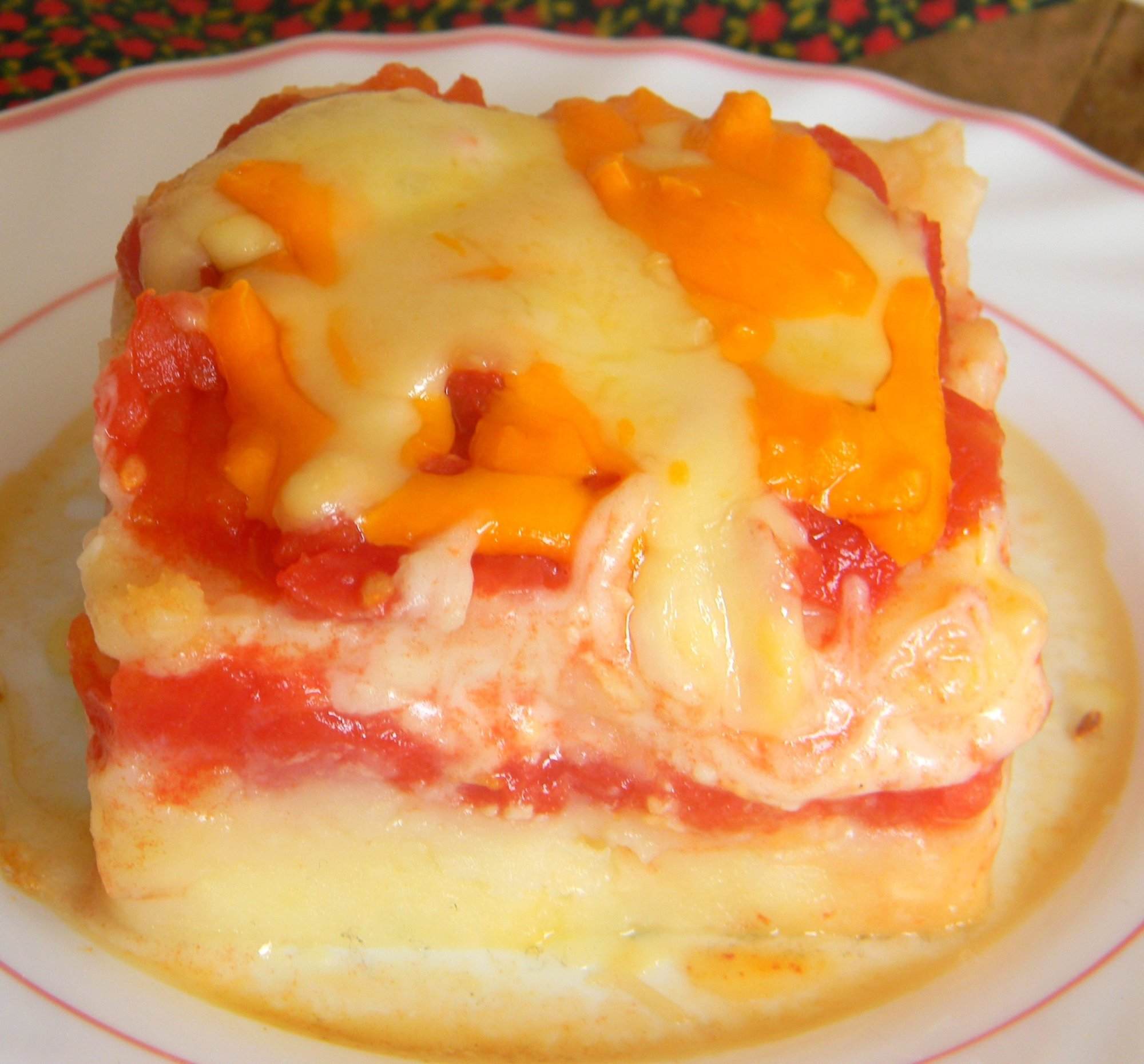 Receta de tomato and cheese pie de Abby
