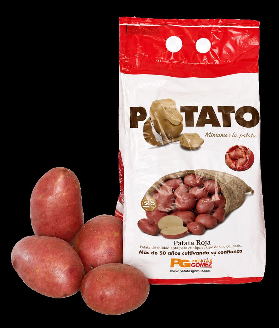 Bolsa de potato roja