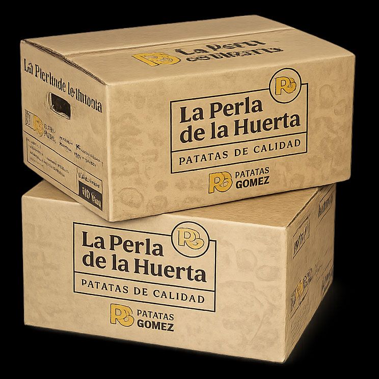 Caja de la Perla de la huerta blanca - 10 kg.