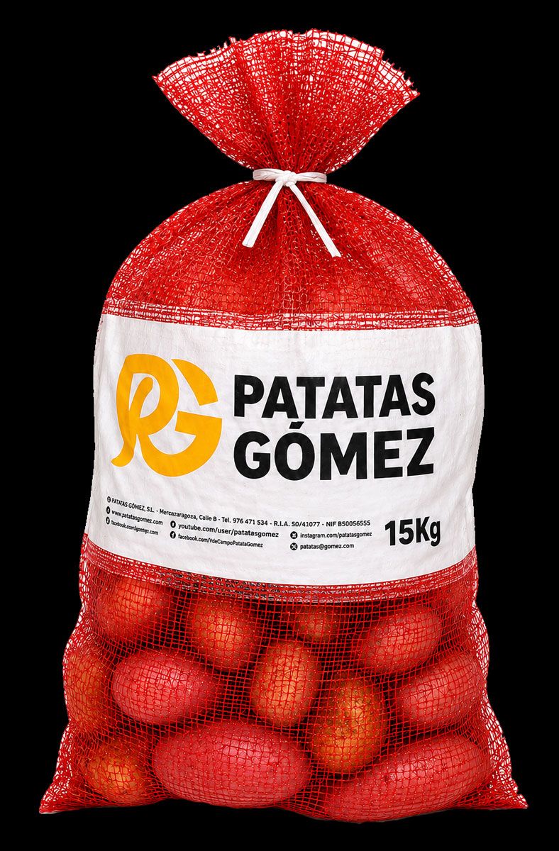 Saco de patatas de 15 kg. roja