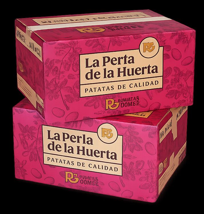 Caja de la Perla de la huerta roja - 10 kg.